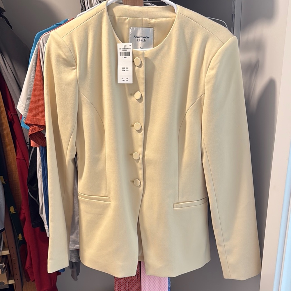 Yellow Abercrombie Blazer